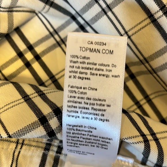 NWT TOPMAN short sleeve shirt - Picture 7 of 7